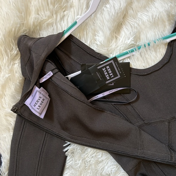 NWT AUTHENTIC HERVE LEGER DRESS - Picture 8 of 8